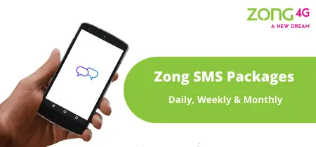 Zong SMS Packages 2023 - Daily, Weekly & Monthly