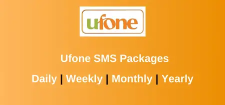 New Ufone SMS Packages 2024 | Daily, Weekly, Monthly & Yearly